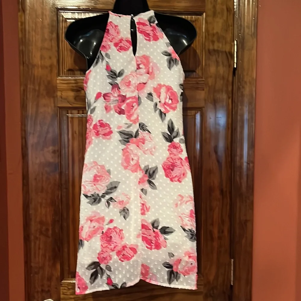 Candie’s Pink & White Floral Dress